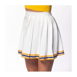 Super Cute Pleated Tailgate Skirt